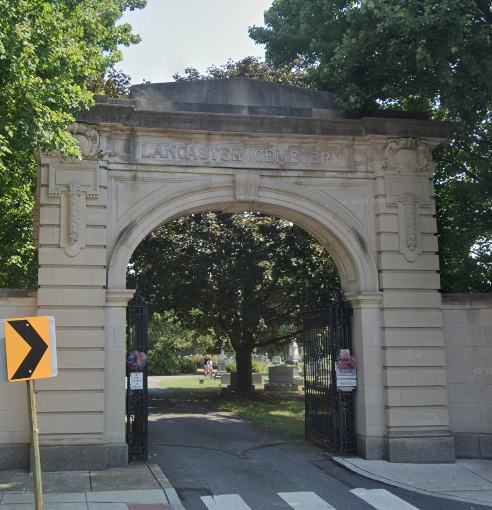 Augusta Bitner is buried in Lancaster Cemetery